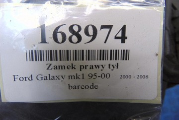 FORD GALAXY MK1 ZÁMEK PRAVÝ ZADNÍ