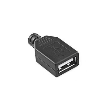GNIAZDO USB A NA PRZEWÓD