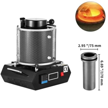 Автоматическая печь для плавки золота, серебра, меди 3кг.