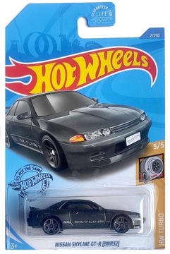 HOT WHEELS NISSAN SKYLINE GT-R BNR32 HW TURBO 5/5 1:64 NOWY !!!