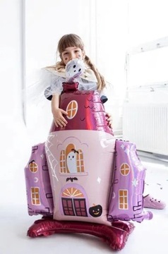 Balon foliowy Nawiedzony Dom, 89,5x116,5 cm, mix