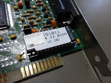 Видеокарта Cirrus Logic 1 МБ ISA VGA CL-GD5426-80QC