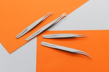 Пинцет для наращивания ресниц Staleks Expert TE-40/7