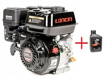 SILNIK LONCIN WAŁ POZIOMY 20MM 212CM3 G210FA-A
