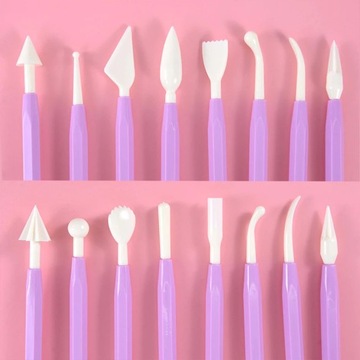 Кондитерский шпатель для моделирования украшения торта 8 шт. #59