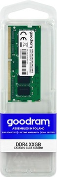 Goodram GR2400S464L17/16G moduł pamięci 16 GB 1 x 16 GB DDR4 2400 Mhz
