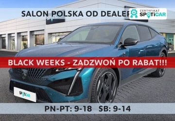 Peugeot 408 Crossover Plug-In 1.6 Plug-In Hybrid 225KM 2023 Peugeot 408 1.6 Plug-In Hybrid 225 GT EAT8 SalonPL FVat Najbogatszy Od Reki
