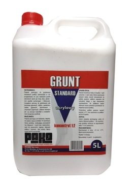GRUNT STANDARD AKRYLOWY KONCENTRAT 1:2 UNIGRUNT 5l