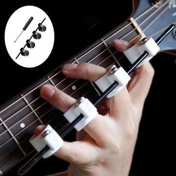 Гитарный тренажер, инструмент, акустическая гитара, расклешенные пальцы, черный A
