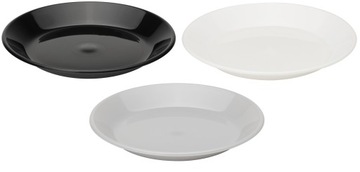 Podstawek Saucer Kolor fi 11 cm Połysk - Biały / Platyna / Czarny