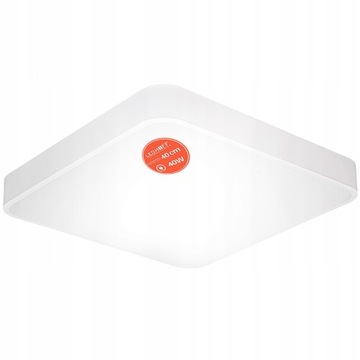 PLAFON NATYNKOWY LED biała LAMPA SUFITOWA 40cm panel 40W do pokoju MOCNY