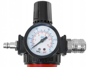 РАЗДЕЛИТЕЛЬ ФИЛЬТРА ВОЗДУШНОГО РЕДУКТОРА ДЛЯ КОМПРЕССОРА РЕЗЬБА 1/2, РЕГУЛЯТОР 10 БАР