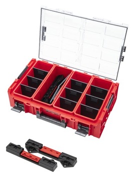 QBRICK SYSTEM ONE ORGANIZER 2XL RED I 2 ADAPTERY