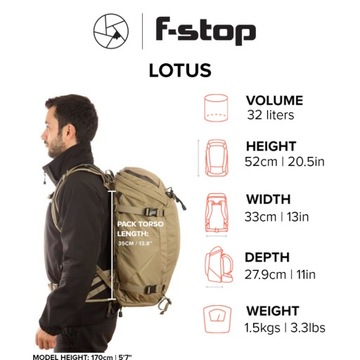 F-STOP Lotus PLECAK FOTOGRAFICZNY 32L