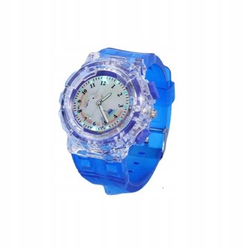 Fashion Cartoon Unicorn Flash Light Girls Watches