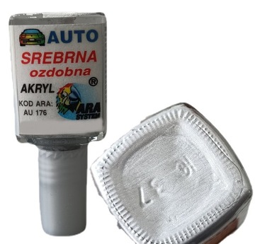 LAKIER SAMOCHODOWY ZAPRAWKA 10ML ARA SREBRNA