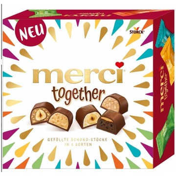 MERCI TOGETHER CUKIERKI PRALINY 175g Z NIEMIEC