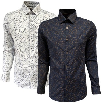 БЕЛАЯ ТОРЖЕСТВЕННАЯ РУБАШКА Повседневный крой-ОБЫЧНЫЙ 4XL