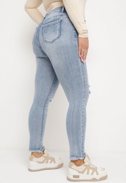 Born2Be Niebieskie Jeansy damskie 44 Skinny