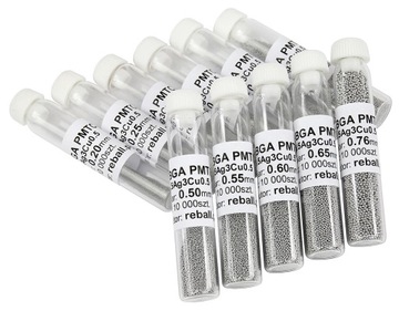 KULKI BGA BEZOŁOWIOWE PMTC 10tyś 0,55mm SAC305