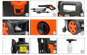 МАШИНА ДАВЛЕНИЯ NAC PWE 140-LN 1400 Вт 110 БАР