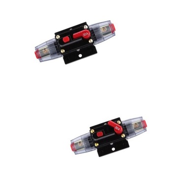 2 × 30A 50A Amp Ręczne resetowanie samochodowego obwodu automatycznego