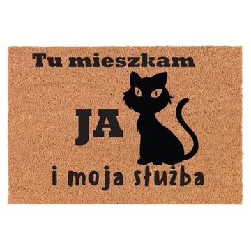 WYCIERACZKA KOT i SŁUŻBA wejściowa kokosowa 40x60