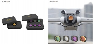 Набор из 6 фильтров 4x ND CPL UV SUNNYLIFE для DJI MINI 3 PRO (MM3-FI419-6X)