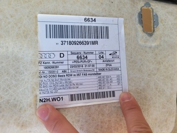 AUDI Q7 4M 4M0867506H PODSUFITKA