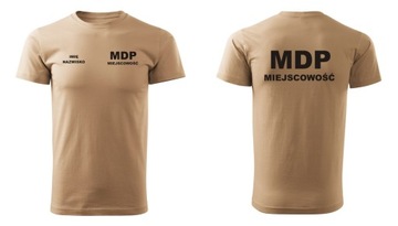 KOSZULKA Z TWOIM NADRUKIEM T-SHIRT STRAŻ OSP PSP MDP KOSZULKA KOSZAROWA HIT