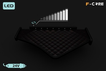 TIR RENAULT PREMIUM II 05-13 полка из светодиодной экокожи