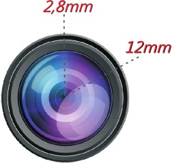 HDCVI КАМЕРА DAHUA HAC-HFW1200T-0280B