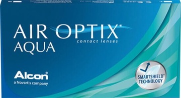 Soczewki miesięczne Air Optix Aqua, 6 szt. +0.75