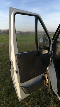 Дверь передняя левая Transit 00-06 Doka Dubel Cab
