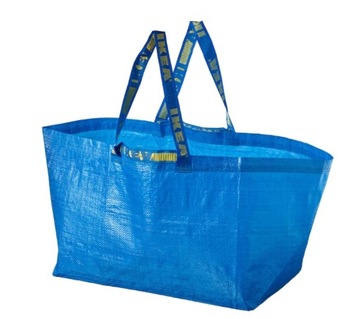 IKEA FRAKTA - duża torba niebieska 55x37x35cm 71 l