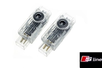 SLINE LED LOGO PROJEKTORY AUDI A3 A4 A5 A6 A8itp