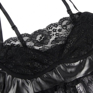 KOSZULA NOCNA PLUS SIZE DELIKATNA SEXI PIĘKNA 5XL