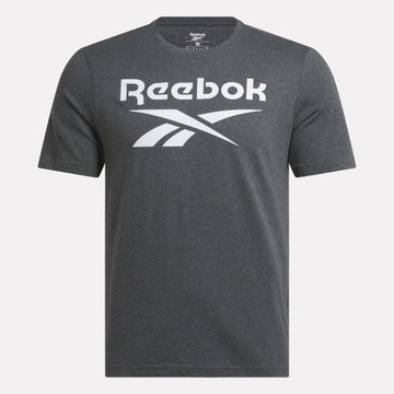 Reebok koszulka męska sportowa bawełniana szara 100071827 r. L