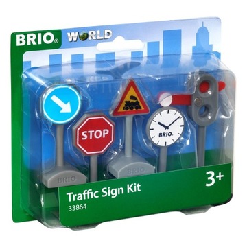 BRIO World. Zestaw znaków drogowych