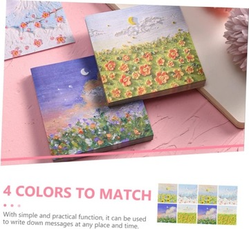 8 шт. липкие заметки для заметок офисный пейзаж липкая заметка