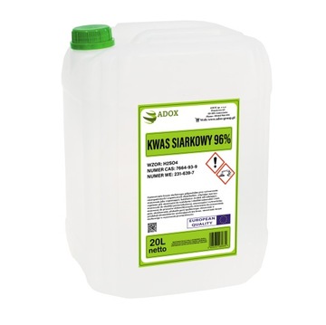 Kwas siarkowy 96% 20L - ADOX