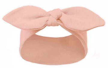 Opaska bawełniana PIN-UP kokarda GŁADKA 54-60