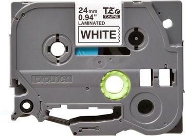 Brother Tape Black on White 24mm