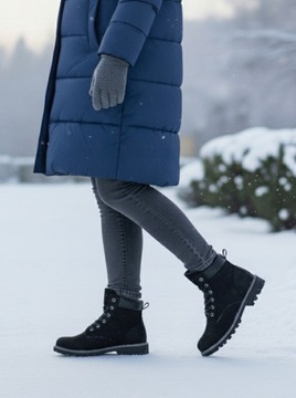 ОБУВЬ ЗИМНЯ ЖЕНСКАЯ, СПОРТИВНАЯ, УТЕПЛЕННАЯ, СНЕЖНЫЕ БОТИНКИ, ТРАПЕРЫ P4