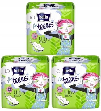 Podpaski Bella for Teens Ultra Relax 10sztx3=30szt