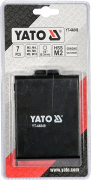 НАБОР СВЕРЛ YATO 6 ШТ. M3 - M10 HEX