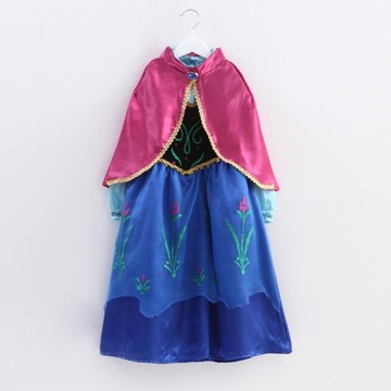 ANNA STRÓJ SUKIENKA KOSTIUM FROZEN OPASKA 110/116