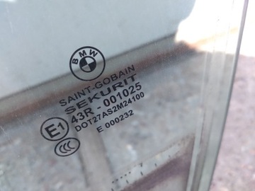 BMW E83 X3 SKLO (OKNO) BOČNÍ DVEŘE LEVÝ PŘEDNÍ