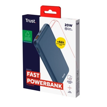 POWERBANK 10000 мАч 2xUSB-C PD 18 Вт USB QC 3.0 ECO