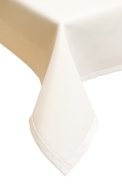 Kremowy obrus plamoodporny restauracyjny 210X450